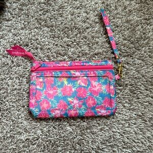 Simply southern pink flower wallet💐🌸